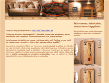 Tablet Screenshot of infraszauna-online.hu